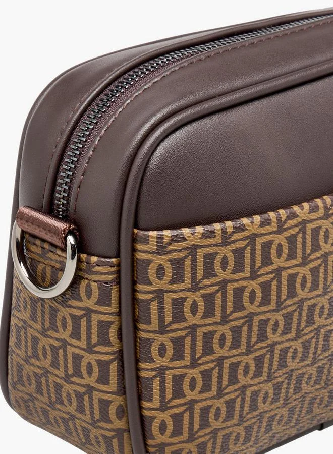 DUCHINI  Men Monogram Print Crossbody Bag for Men | Best Price UAE